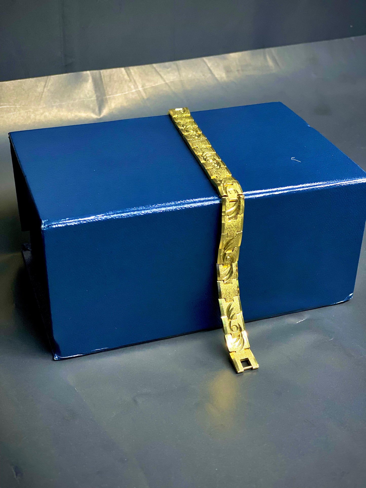 Golden Wrist Bracelet with Premium Box